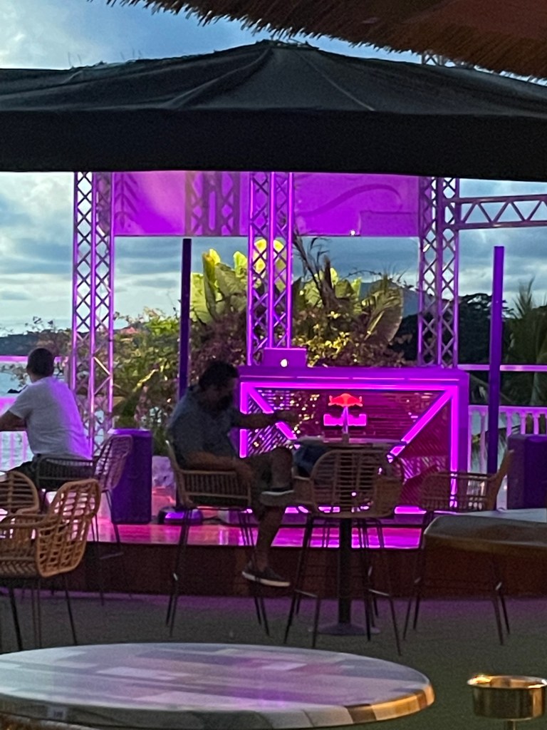 DJ setting up Panama City Panama