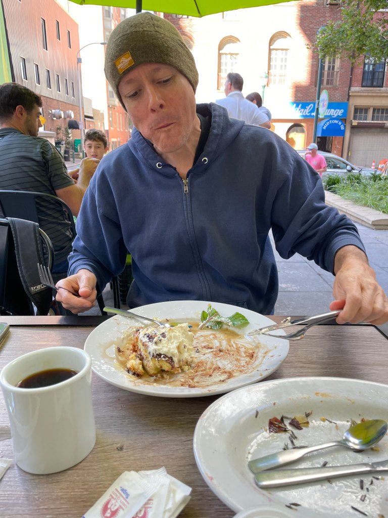 Cookie Dough French toast at Green Eggs Cafe