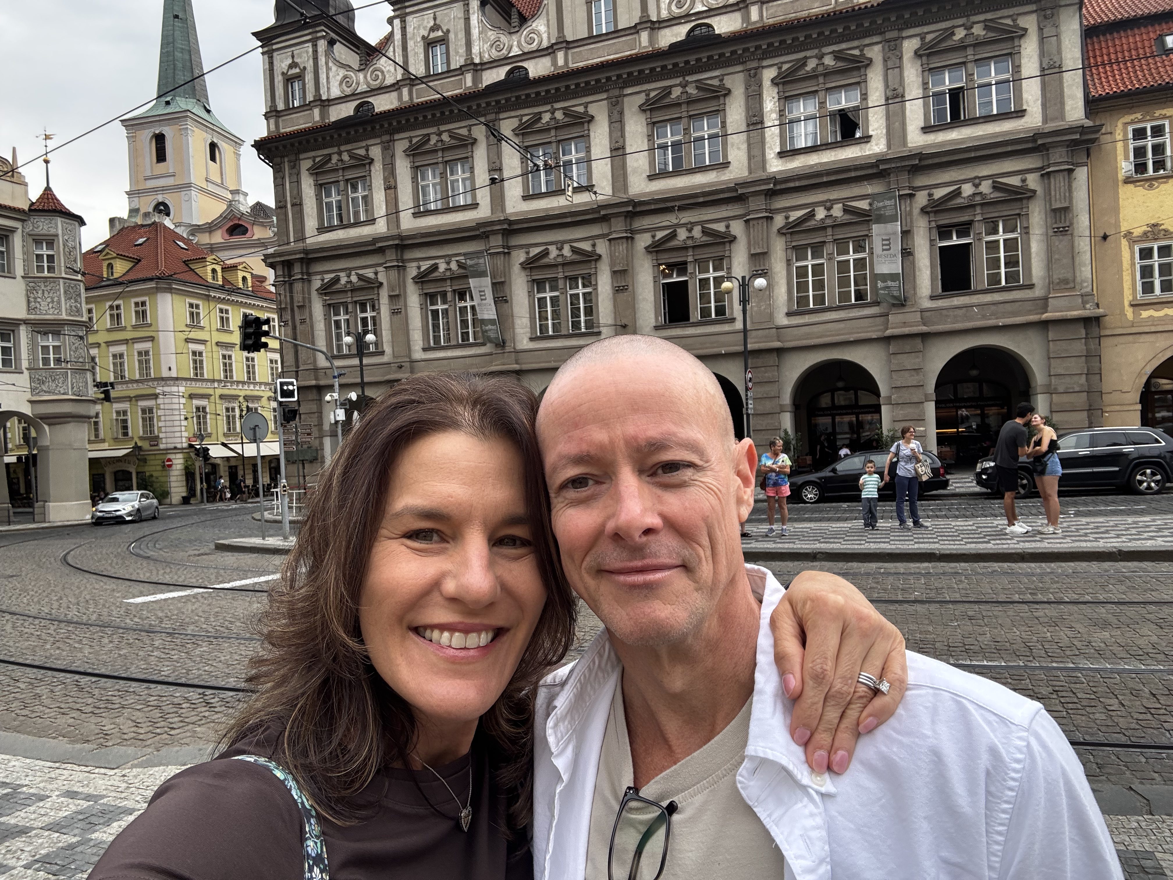 Jess and Cody in Prague