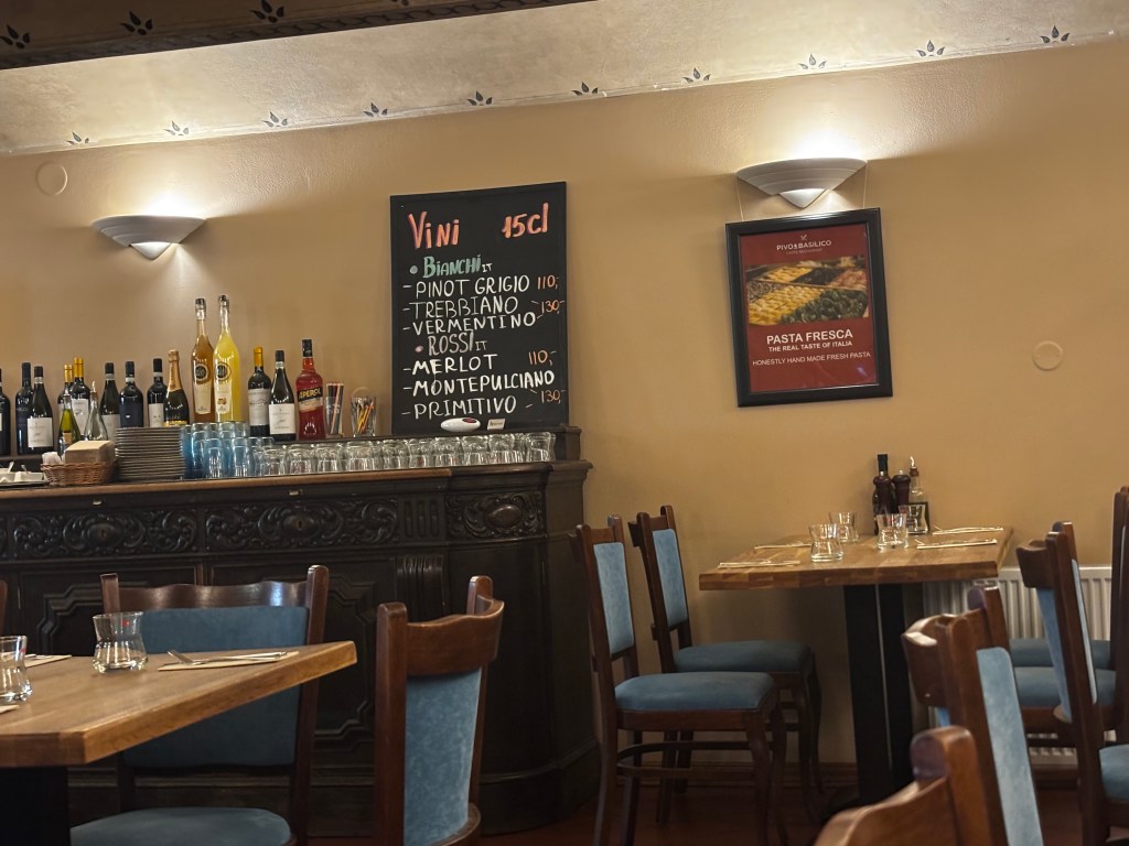 Wine menu