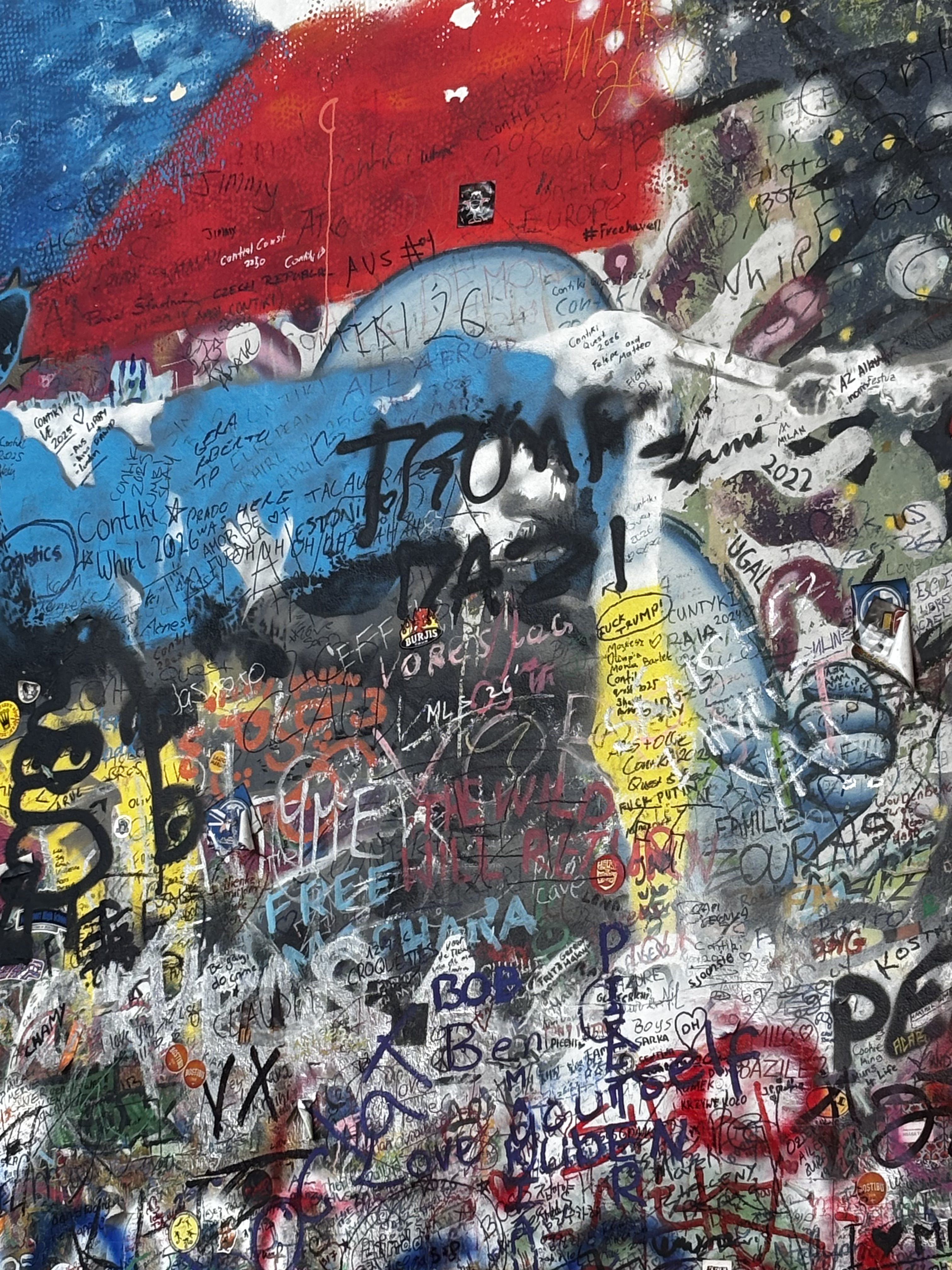 Lennon Wall Prague
