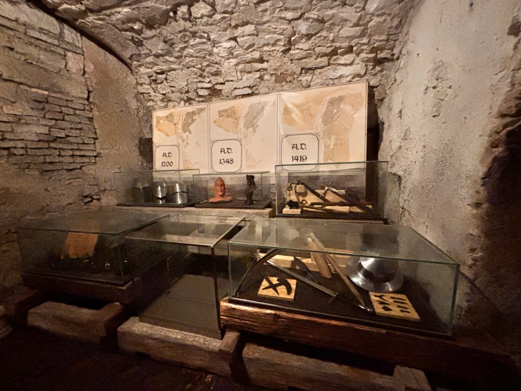 Underground tour in Prague