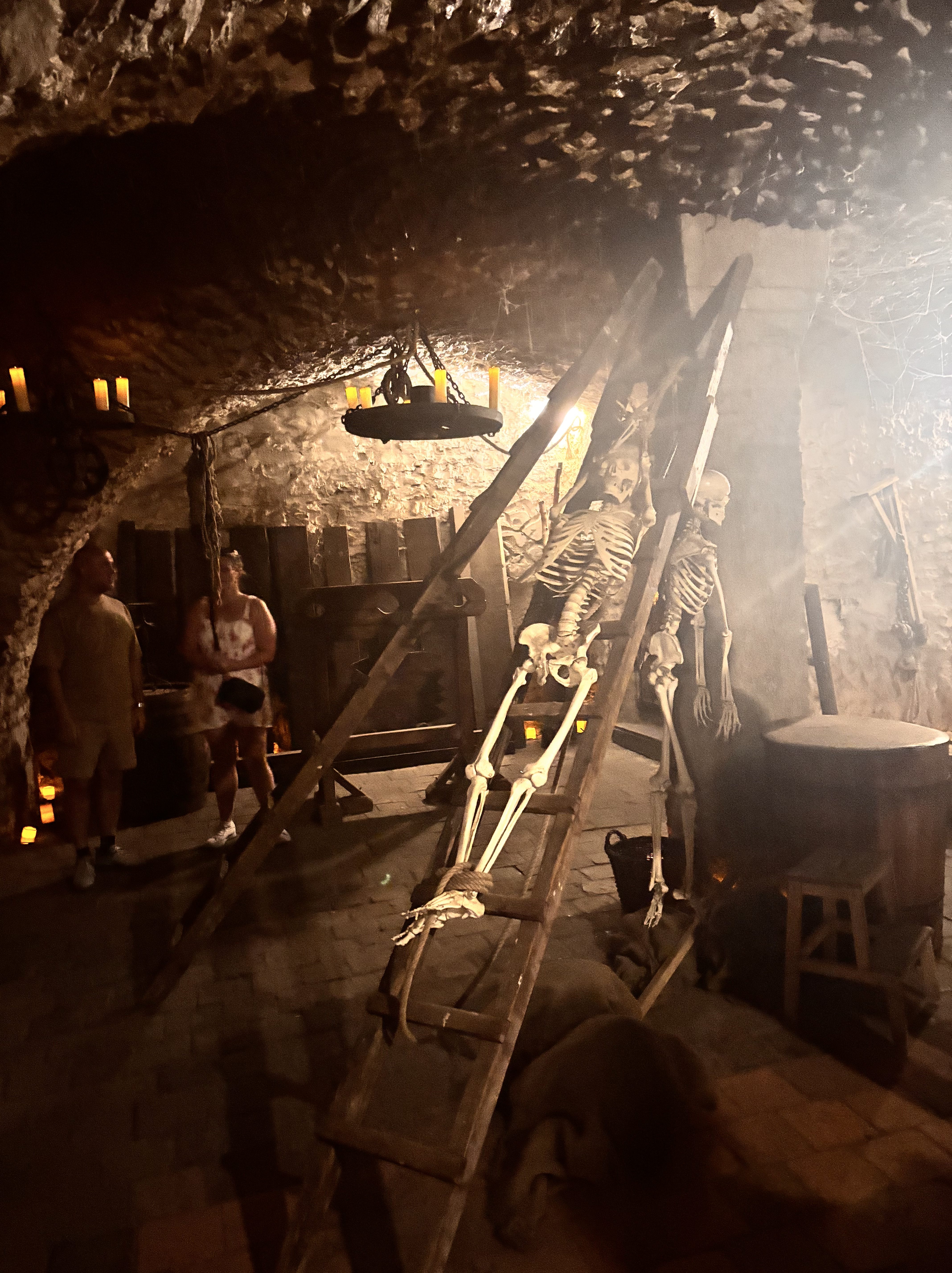 Underground tour in Prague torturing
