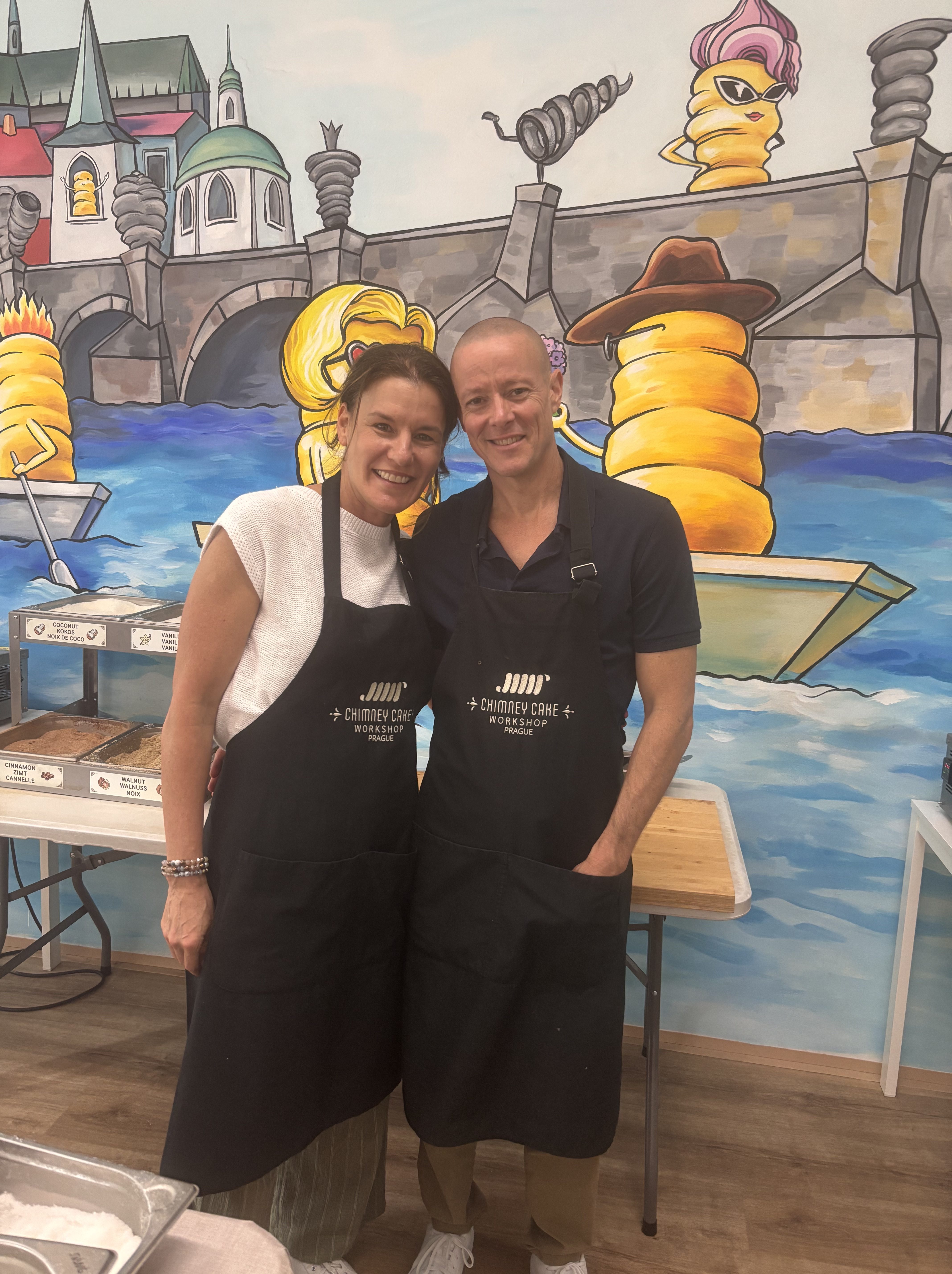 trdelník chimney cake making class in Prague
